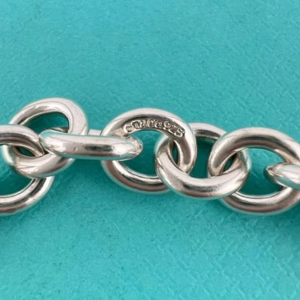Tiffany & Co. Round Tag Bracelet - 7 1/2” Price firm - Picture 2 of 4